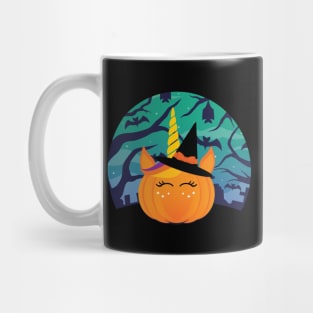 Pumpkin Unicorn Cute Mug